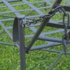 lettino da esterno in ferro battuto