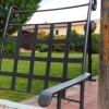 sedia da giardino in ferro battuto