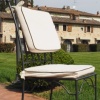 sedia da giardino in ferro battuto