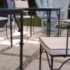 set giardino in ferro battuto