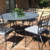 set giardino in ferro battuto