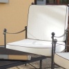set da esterno in ferro battuto