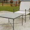set da esterno in ferro battuto