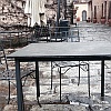 tavoli e sedie da esterno in ferro battuto